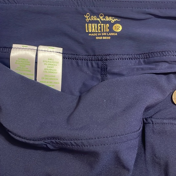 Lilly Pulitzer Navy Mini Skirt - Picture 3 of 5